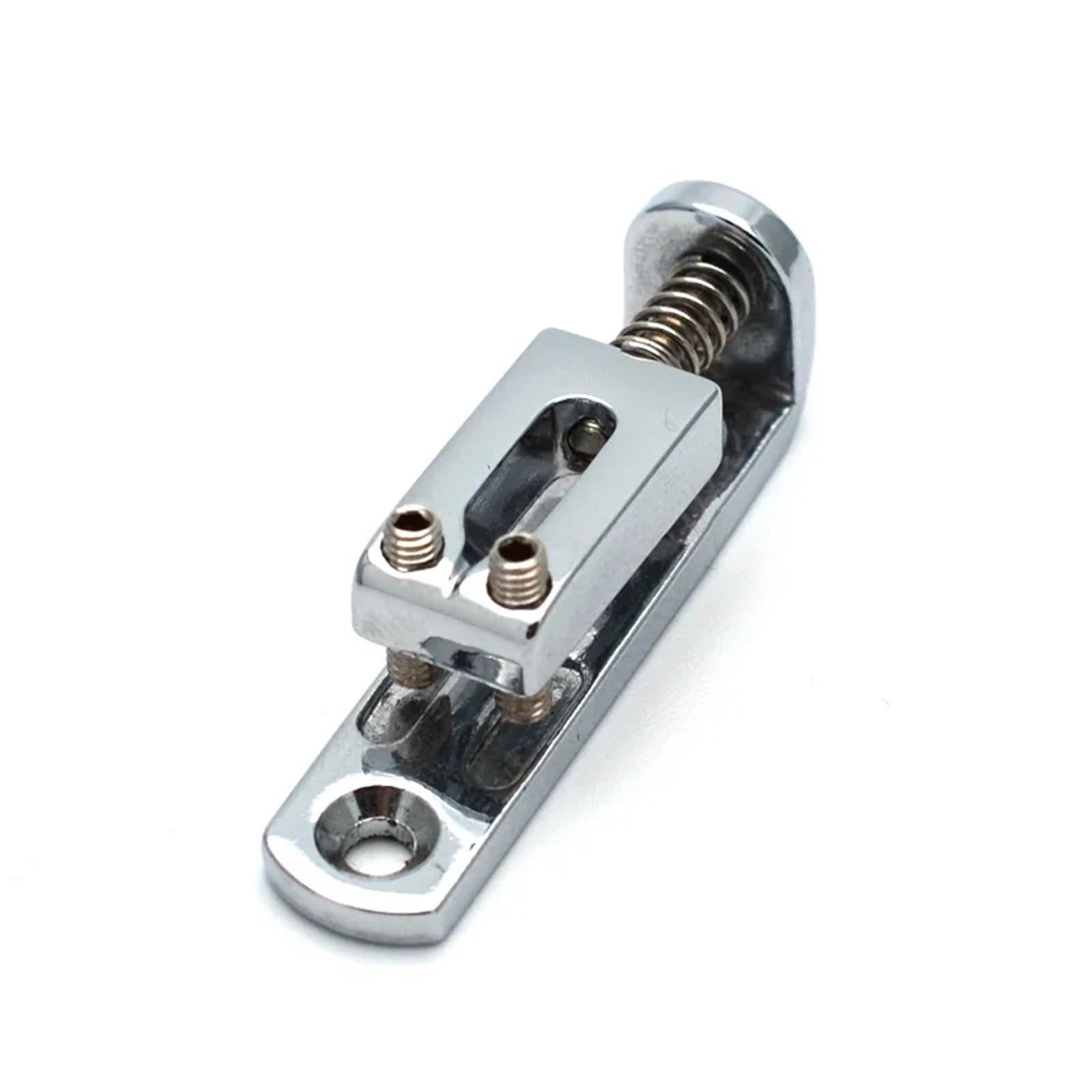 7 sztuk Solo pojedynczy mostek gitarowy z kluczem śrubowym do 3/4/5/6/7/8 strunowa gitara pudełko po cygarach Banjo części(Chrome 7 Pcs)