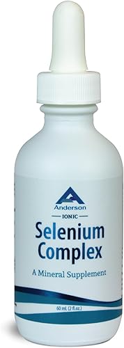 Anderson Complejo de selenio iónico, gotas de suplemento de selenio líquido, apoya la tiroides y el sistema inmunológico, antioxidante, combate los