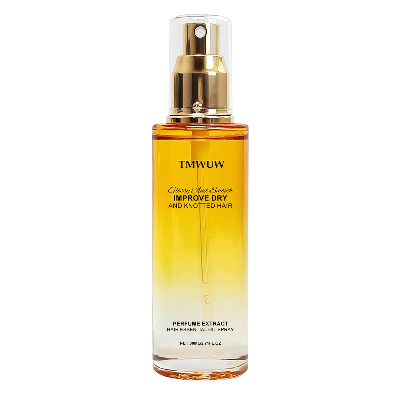 Photo 1 of TMWUW Conditioning Oil Spray,Clear Hair Spray for Dry and Frizzy Hair,Leave-in Hair Conditioning Oil with Jojoba Oil and Shea Butter?Detangling, Styling and Hydrating (1PS)