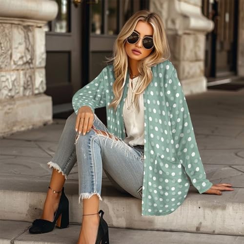 Image of Cardigan for Women Long Sweater Open Front Sweaters Fashion Lightweight Cardigans with Pockets