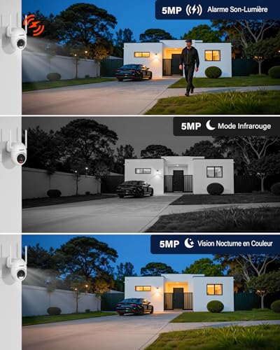 Caméra de surveillance WiFi extérieure pour sécuriser vos accès via l'application Eseecloud - 4