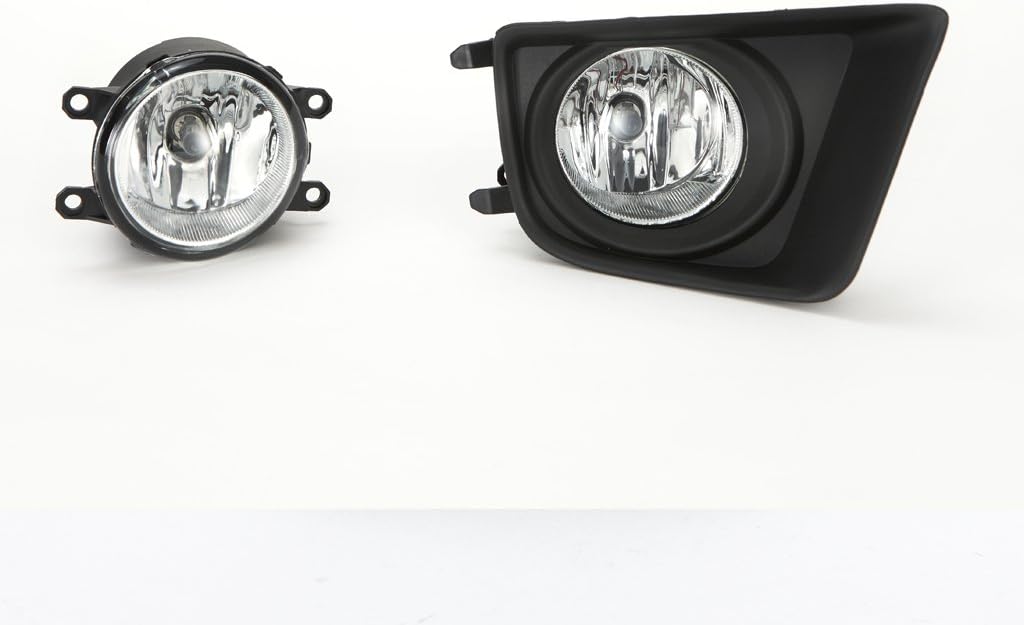 LEDIN Fog Lights Compatible for 2012-2015 Tacoma (OE Style Clear Lens with Bezels, Wire Harness, Switch, Bulbs)