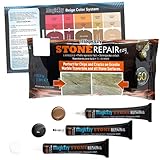 MagicEzy Stone REPAIRezy - Stone Fix (Beige Repair Kit) - Granite, Marble,Travertine Crack Repair Kit - Fixes Damage Fast - Tiles and Countertops