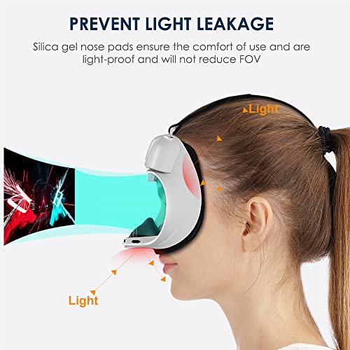 Kkcobvr K2 Cooling Fan Face Cover With 2 Pcs Sweat Proof Cotton Material Interface Pad Compatible With Quest 2 Accessories, Relieve Lens Fogging And Replace Quest 2 Facial Cover Cushion #TOP5