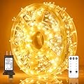 600 LED Christmas Lights, 246FT Outdoor Waterproof String Lights with Remote, Timer & Memory Function & 8 Modes, Twinkle Lights Plug in for Christmas Tree, Patio, Outside, Indoor, Bedroom