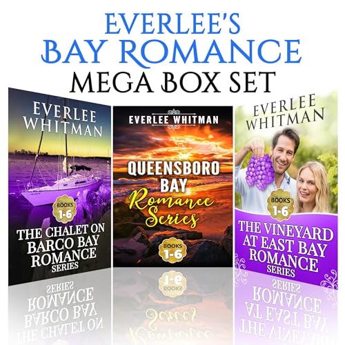 Everlee's Bay Romance Mega Box Set Audiolibro Por Everlee Whitman arte de portada