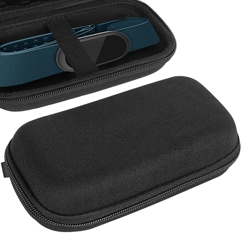 TOCCOOL Portable Waterproof Chest Strap Case - Shockproof EVA Protector for Heart Rate Monitors (Polar/Coospo), Gym & Travel Storage Pouch and Outdoor Sports(Black, 19 x 10.5 cm)