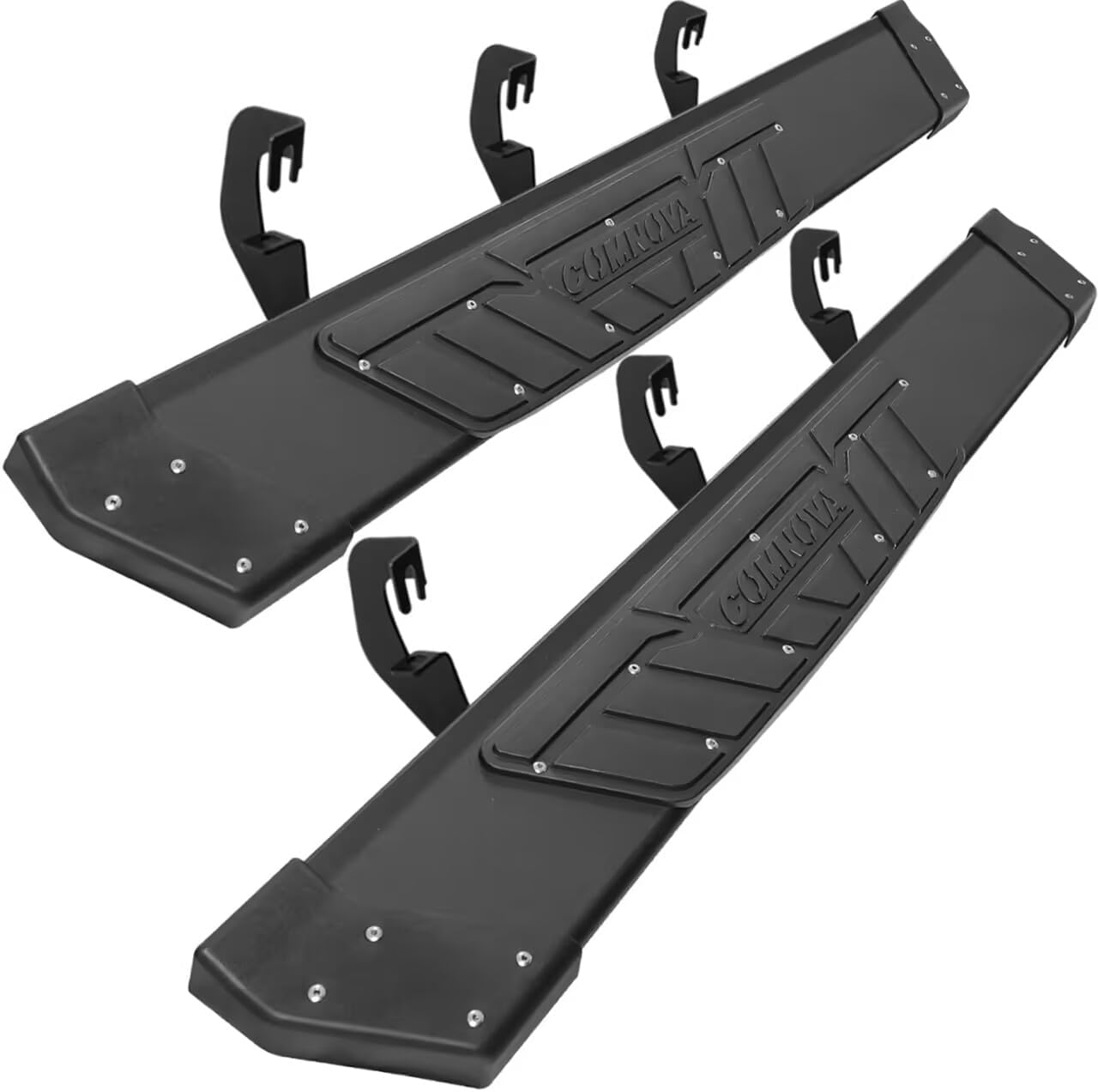 COMNOVA Aluminum Running Boards Compatible with 2007-2018 Chevy Silverado/GMC Sierra 1500 Regular Cab, 2007-2019 Silverado/Sierra 2500HD 3500HD Single Cab. 6.5 Inch Silverado Side Steps Step Bars.