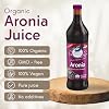 Aronia Original Organic Aronia Berry Juice 23.7 Fl Oz - 100% Pure Chokeberry Juice, Not from Concentrate, Amber Glass Bottle - No Additives, Vegan & Non-GMO
