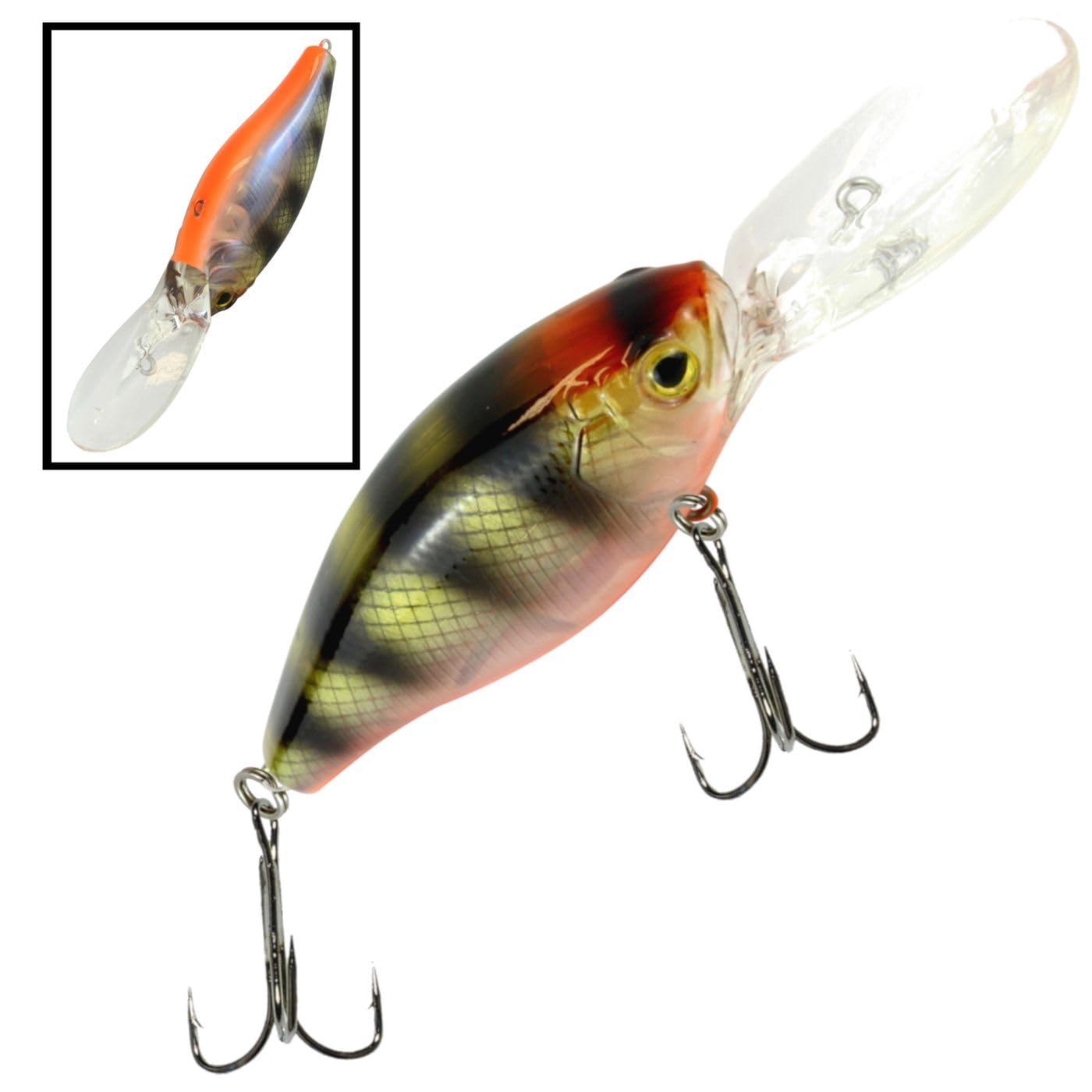 4 Seika Pro Wobbler Kobe 7cm 19g - Kunstköder Set zum Spinnfischen, Köder für Hecht & Barsch, Crankbait, Barschwobbler, Hechtwobbler