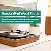 Electrohome Montrose Vinyl Record Player 2-Speed Belt-Drive Turntable, with Audio-Technica Stylus, Speed Control Motor, Built-in Preamp, Wood Plinth, Anti-resonant Platter, Auto-Stop (RR35) #4