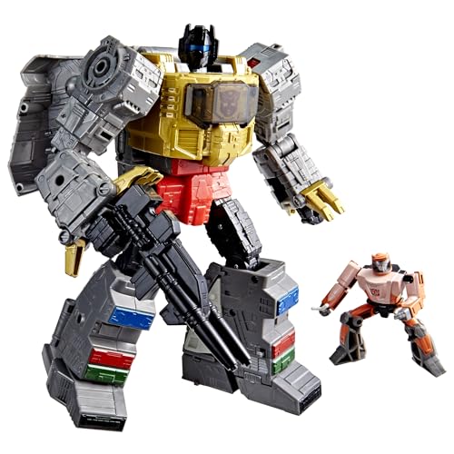 Transformers Studio Series The The Movie Dinobot Grimlock, Leader Class 8.5-Inch Converting Action Figure, Robot Toys for Ages 8+