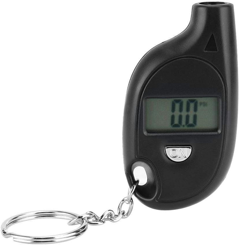 Universal Tire Pressure Gauge,5-150PSI Mini Digital LCD Tire Tyre Air Pressure Gauge Tester With Keychain