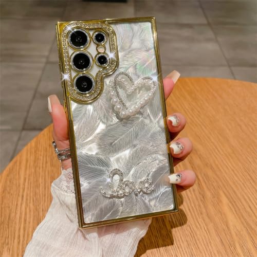 Coque Samsung S23 Plus silicone anti-rayures à strass paillettes pour éviter les chocs
