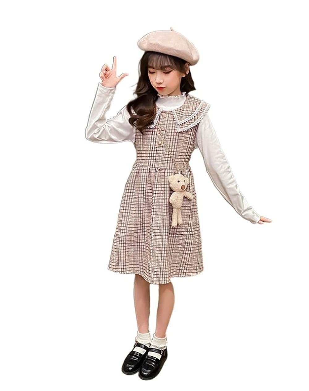 Amazon.co.jp: Godlovefull 入学式 スーツ 卒園式 子供服 女の子 服  