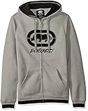 ecko unltd college-jacke Känguru-Fronttaschen Ecko UNLTD Herren in The Midst Fz Hoodie - Grau - Medium