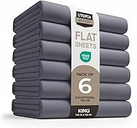 Vista 45 de Utopia Bedding Sábana encimera – Tela de microfibra cepillada suave – Sábana superior resistente al encogimiento y a la decoloración – Fácil cuidado