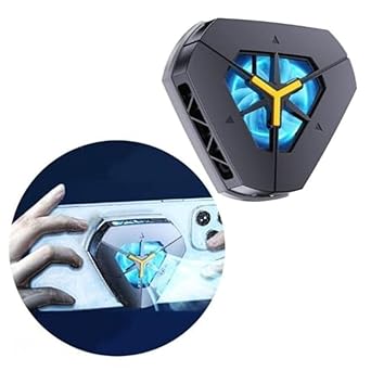 Cubonic DY Series Wired Mobile Phone Cooling Semiconductor Radiator Fan Compatible with Mag-Safe (iPhone Series-12 & Above) & Smartphones (Cool Transfer Metal Plate) (DY19)
