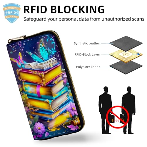 Wrist Wallets for Women, Lightweight RFID Blocking Multi-Functional Secure Wrist Purse for Travel, Daily Use-163