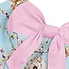 Women's Vintage Dress Ladies Cotton Sexy Retro 1950s Halterneck Rockabilly Swing Floral Print Tea Hem Party Skater A Line Prom Cocktail Party Homecoming Dress Pink UK 10 / S #1
