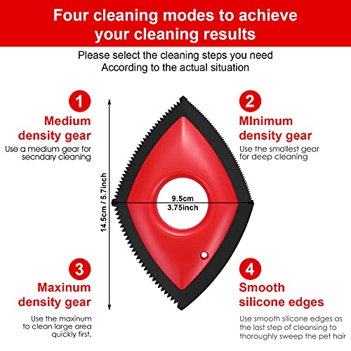 Molain Katzen- & Hundehaarentferner - Mini Tierhaarentferner für Auto, Haus & Möbel