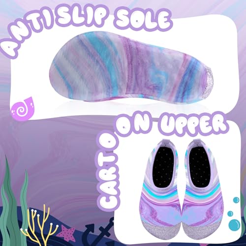 Image of Kids Water Shoes Girls Boys Outdoor Quick Dry Barefoot Aqua Socks for Toddler Sport Beach Swim Surf