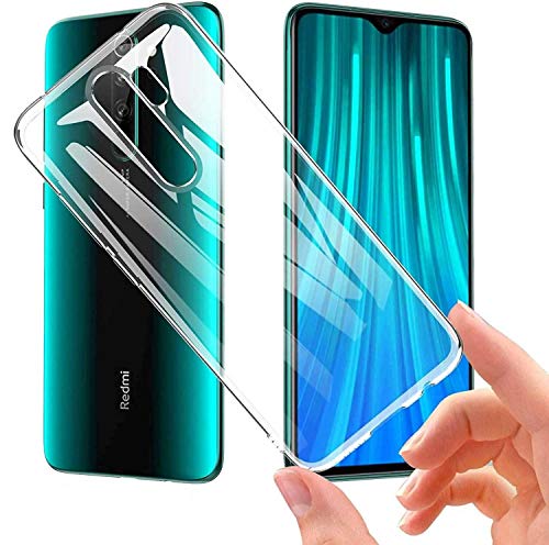 Image of Case Creation Brand - Mobile Cover for Xiaomi Redmi Note 8 Pro (Soft & Flexible Back Case), Transparent