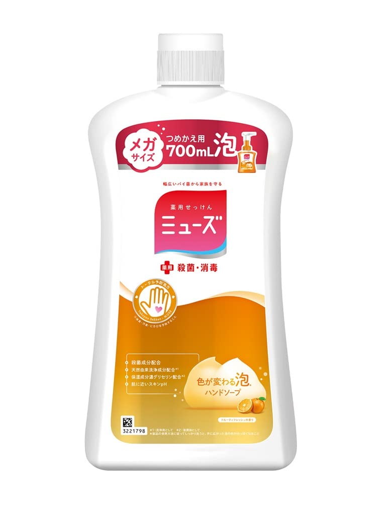 ミュ-ズ ハンドソープ 泡 ミューズ メガサイズ フルーティフレッシュ 詰替え用 700ml