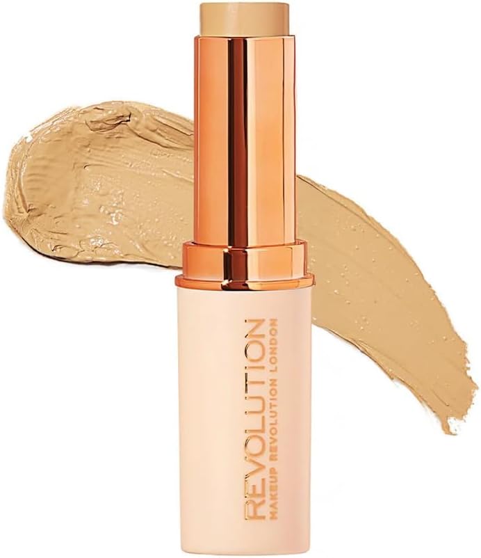 Makeup Revolution Fast Base Stick Foundation F7, Brown, 30g
