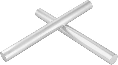 LEXININ Aluminum Round Rod, 1.5 x 15.7 Inches, 38mm Solid Bar, 6061 Grade, 2-Pack