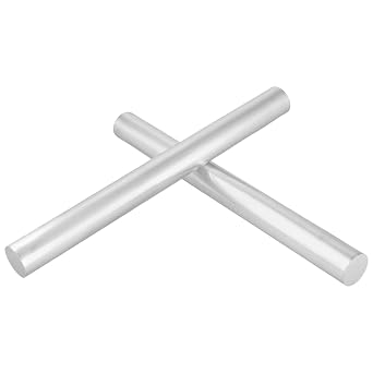 LEXININ Aluminum Round Rod, 1.5 x 15.7 Inches, 38mm Solid Bar, 6061 Grade, 2-Pack