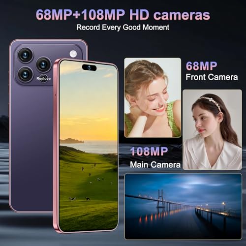 Image of 17PM Smartphone: Snapdragon 8 Gen 3, 12GB RAM + 512GB Storage, 7000mAh Battery, 6.99-inch Display, 68MP+108MP Camera, Android 15, 5G, Dual SIM - Superior (Dark Purple)