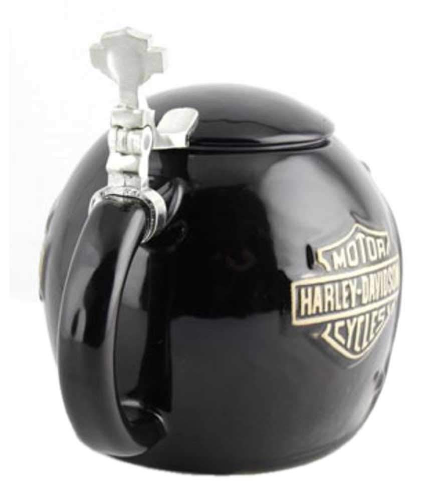 Amazon.com | Harley-Davidson Skull Rider B&S Stein, Sculpted