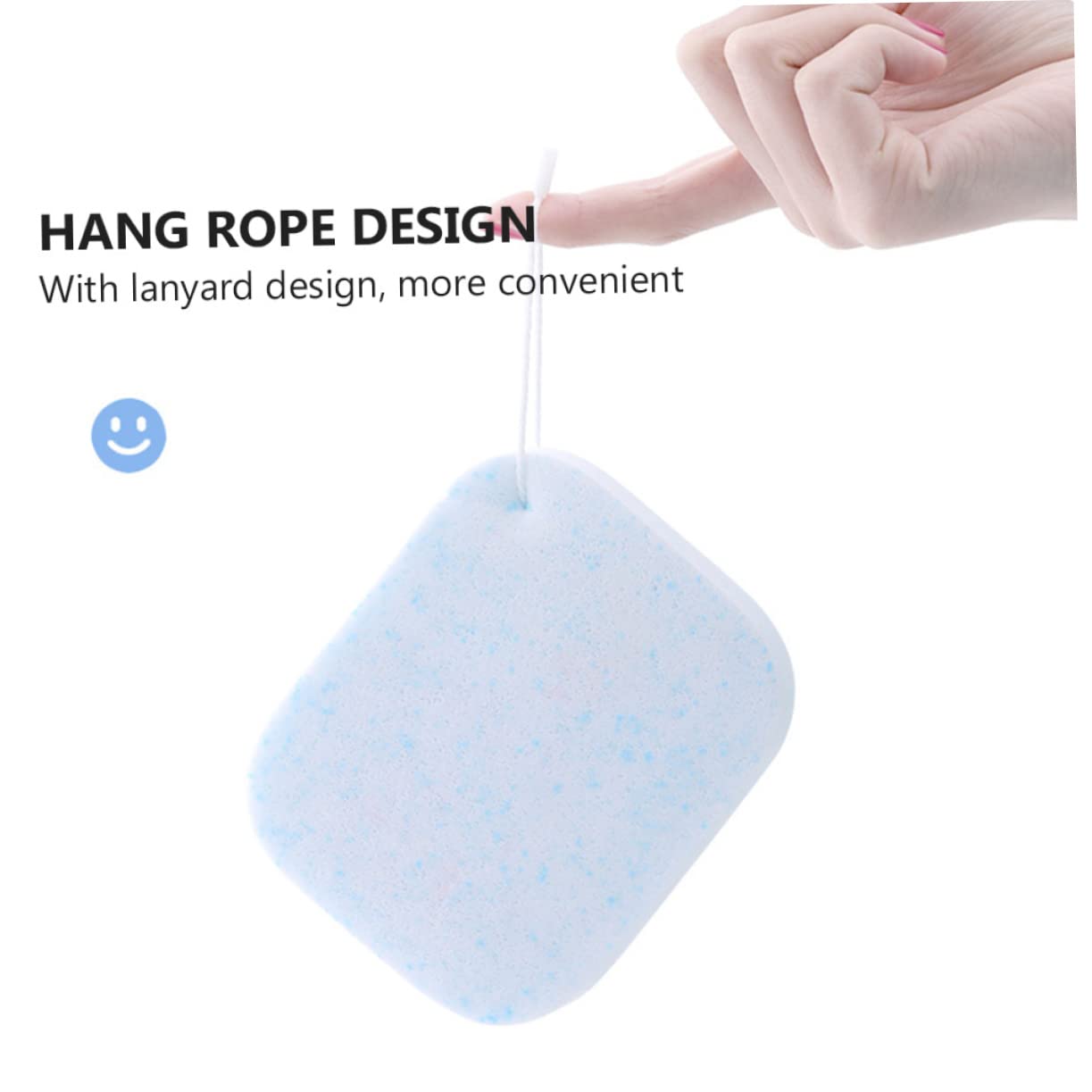 Gogogmee 6Pcs Thickened Makeup Puff Gentle Facial Cleaning Pads for Women Hydrating Cleansing with Tea Blueberry