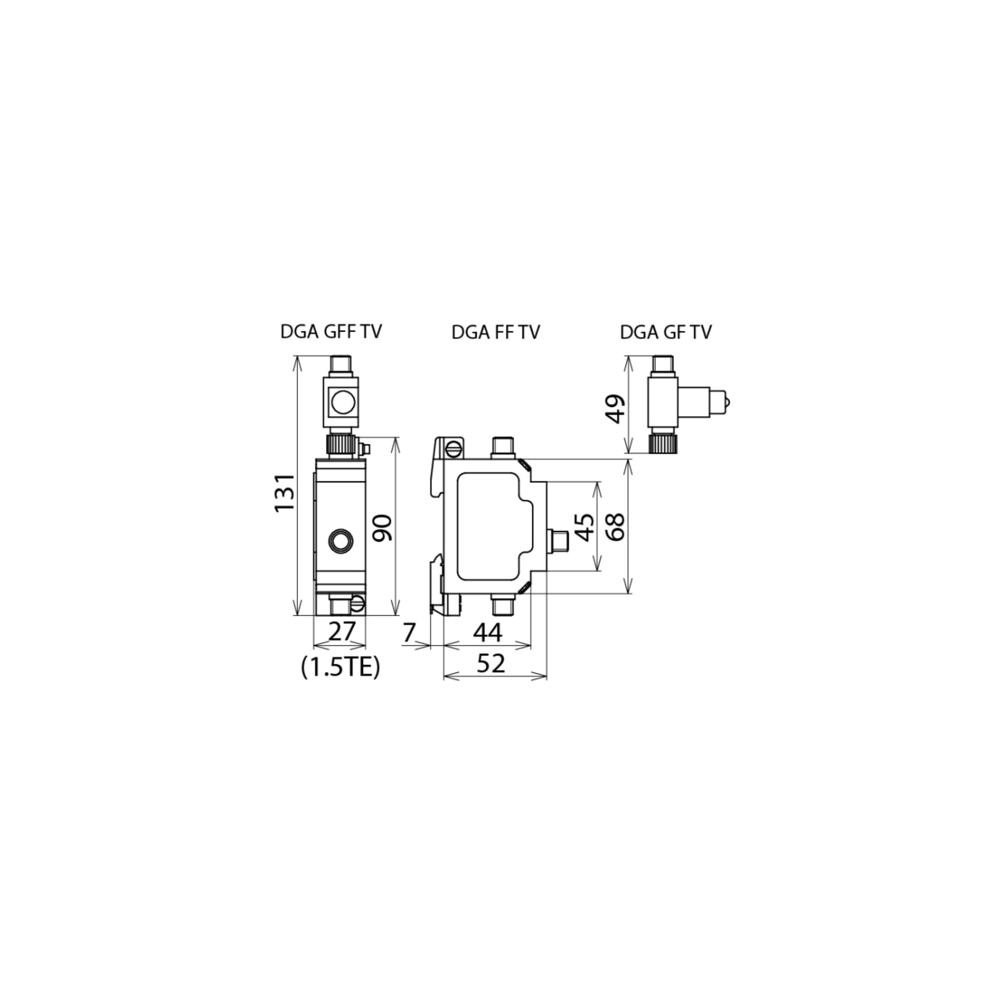 Dehn 909705 DGA GFF TV Ableiter für Koaxialkabel