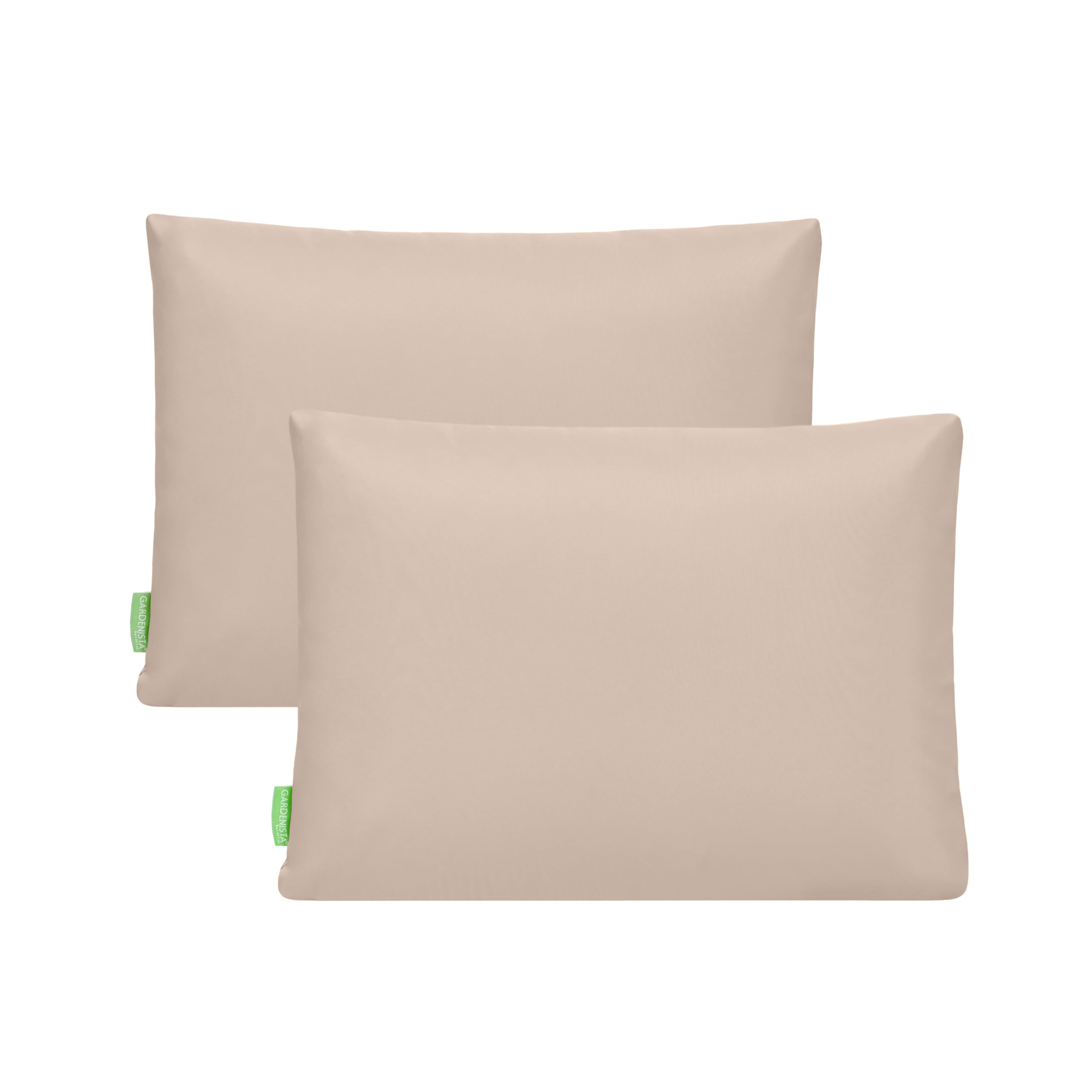 Gardenista Outdoor - Sitzkissen für Polyrattanmöbel | Gartenmöbelkissen für Kalifornien | Wasserbeständige Polsterung für Terrassenmöbel | Leichte und haltbare Polsterung (4 Stück, Stein)