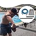 Menolana Aquatic Resistance Belt Swim Training Band Speed Training Professional Practical Device Stationary Swimming Harness Beginners, Blue 3M