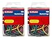 Produktbild Herlitz Gummiring 20-70 mm Durchmesser, 100-er in Hängebox, farbig sortiert (2 Packungen Gummiringe 20-70 mm | 18g)