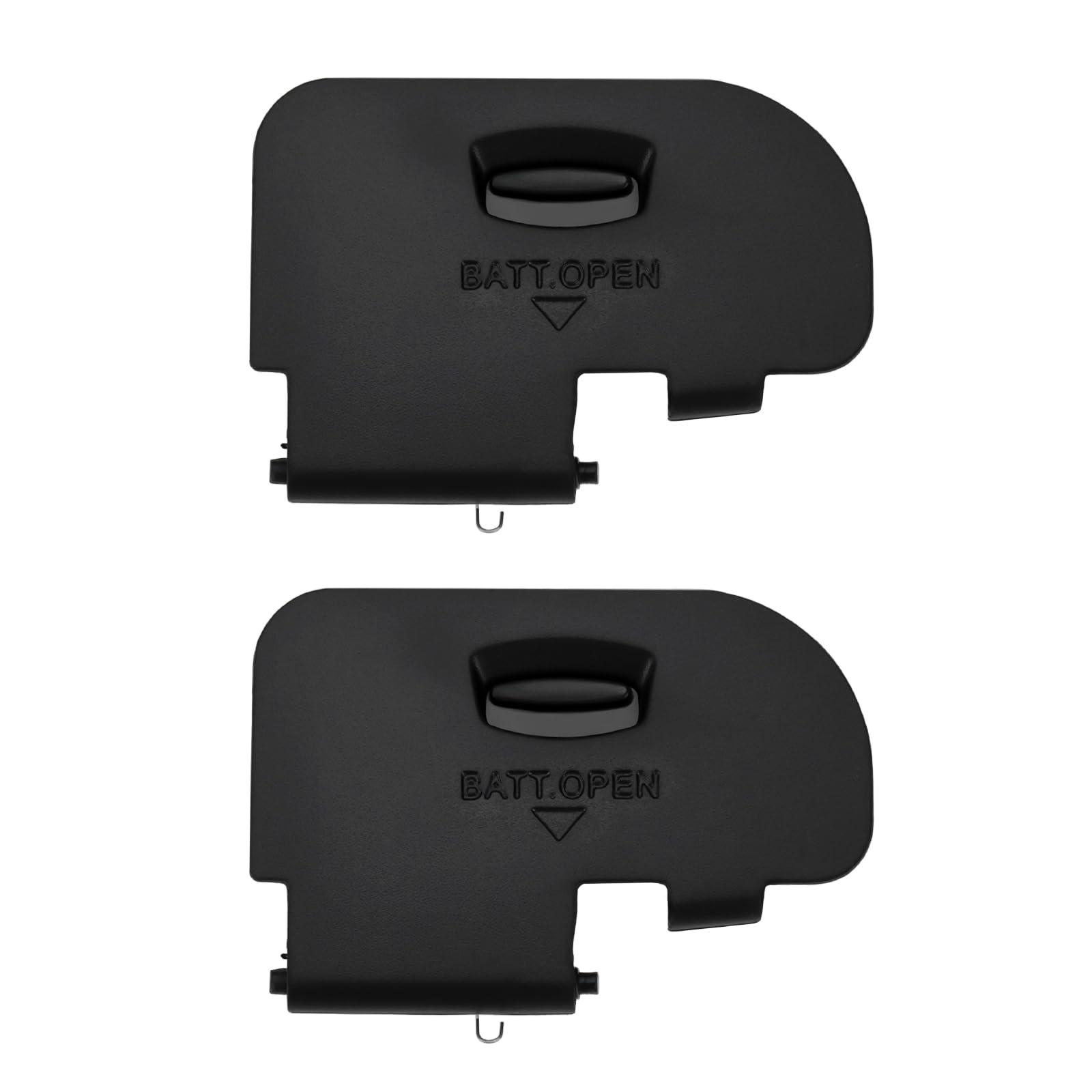 Lot de 2 Couvercles de Porte de Batterie pour Appareil Photo Pièce de Réparation Compatible avec Canon 5D MK III Mark III 3 Couvercle de Compartiment de Batterie Noir