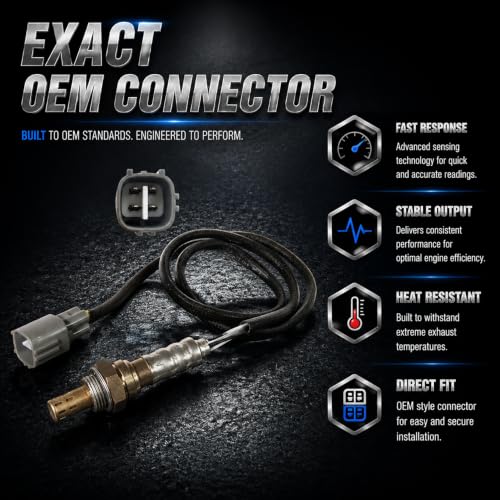 YWIM 4 Wire Downstream Oxygen Sensor Replacement for Toyota 2006 2005 2004 2003 Camry 2.4L, 2005-2000 Mr2 Spyder 1.8L, for Lexus Gs300 Sc400 Ls400 Post O2 Sensor 234-4603 by YWIM - Used condition - Image 5