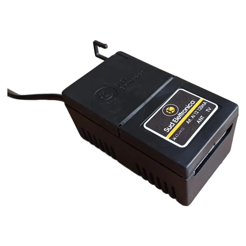 Generic AL-12 Amplificatore per antenna TV da 120mA, 1 uscita, 12V DC, 1.44W, Montaggio freestanding, Plastica