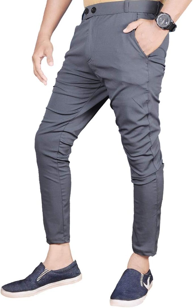 Ezee SleevesMen's Stretchable Less Weight Casual Lycra Pants