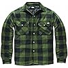 Dickies Portland Shirt Gewatteerde Werk Shirt Jas Polar Fleece Check Ontwerp Bezaaid Front Opening Borstzakken Comfort…