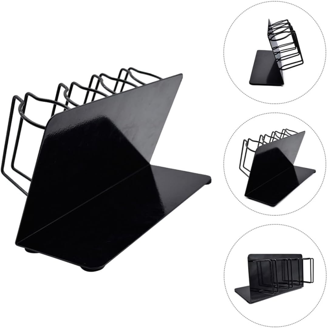 Hair Clipper Holder Stand Wall Mounted Storage Rack Black Stainless Steel