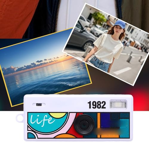 Image of SUNGOOYUE Mini Digital Camera,0.96 Inch LCD Mini Camera with Built in Flash, for Daily Documentation and Celebrations (White)
