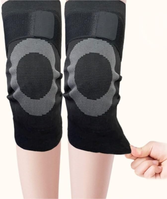 Exercise, Protection Thickened Plush Knee Pads Warm Knitted Knee Pads Cold Legs Thickened Knee Pads for Fitness, Cycling, Running, Playing Football