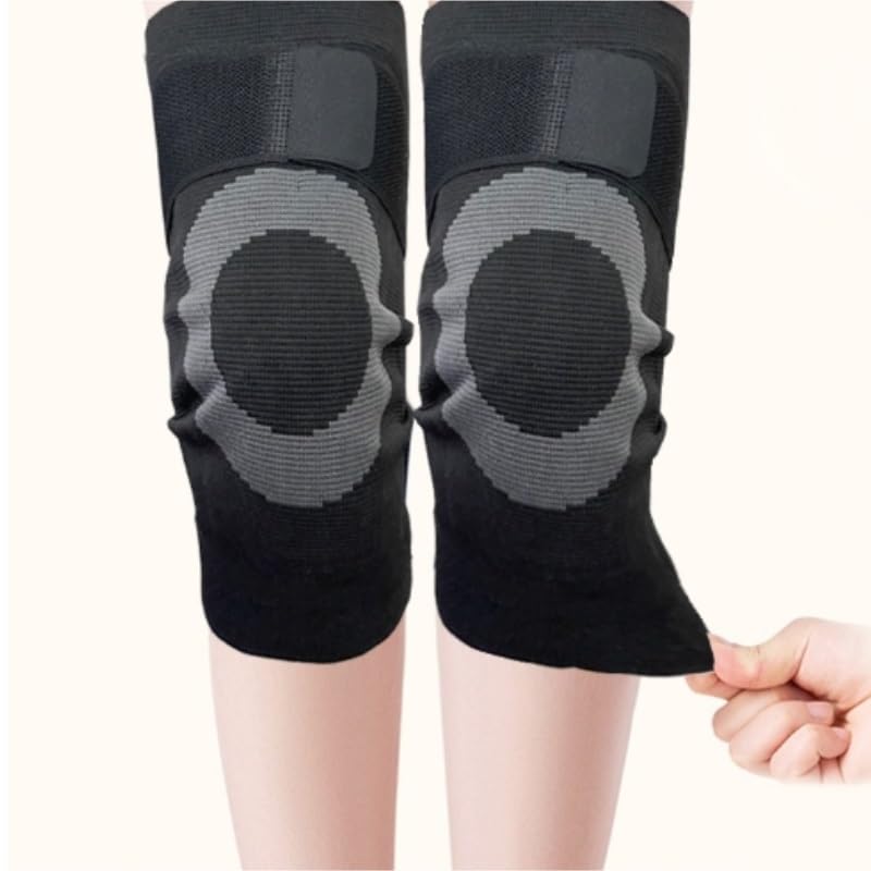 Thickened Plush Knee Pads Warm Knitted Cold Legs
