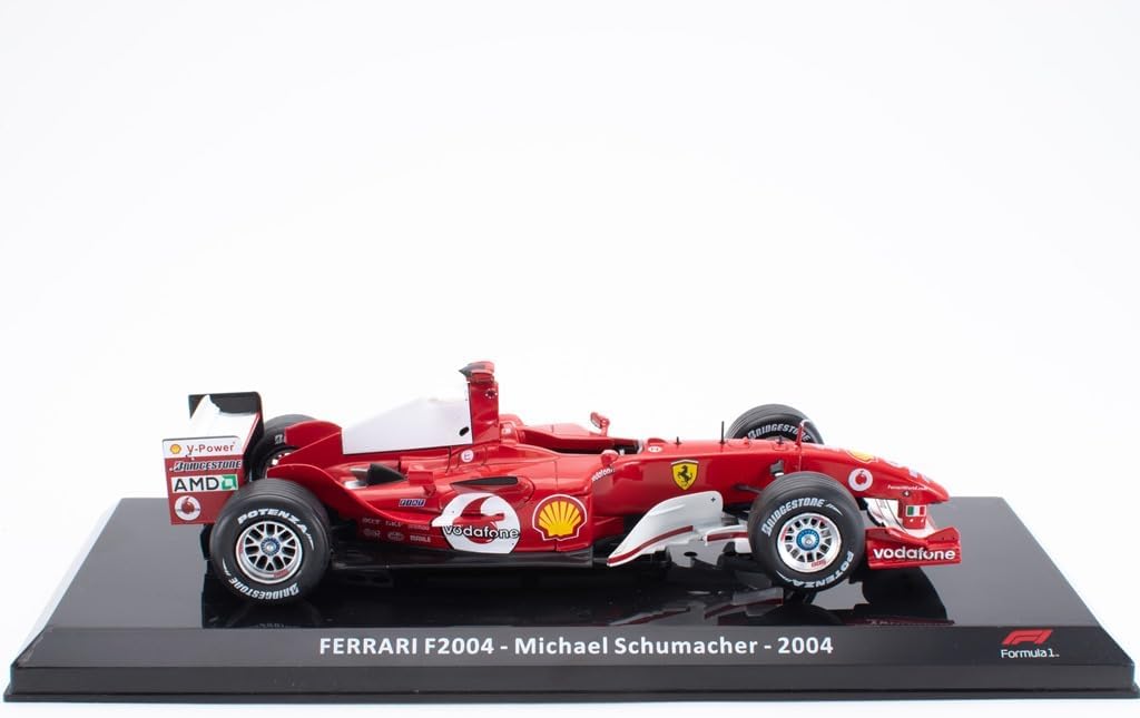 OPO 10 - Formula 1 1/24 car Compatible with Ferrari F2004 - Michael Schumacher - 2004 - OR033