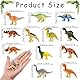 Dinosaurier Spielzeug Set, 12 Stück Dinosaurier Figuren Kinder, Mini Dinosaurier Figuren, Realistische Dinosaurier Figur, Kleine Dinosaurier Figuren, Party Spielzeug für Jungen Mädchen