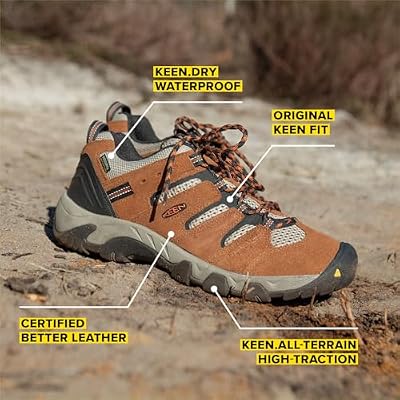 KEEN Men's Headout Low Height Waterproof All Terrain Hiking Shoe